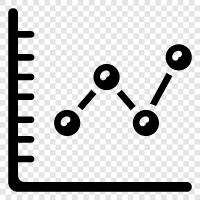 line chart, line graph, bar chart, histogram icon svg