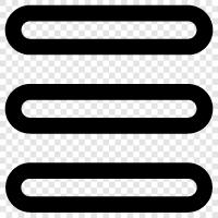 line, three, three line icon svg