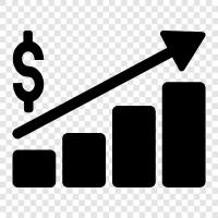 line, graph, data, points icon svg