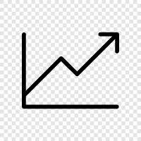 line graph, line chart data, line graph software, line graph example icon svg