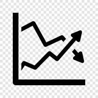 line graph, line chart software, line graph software, line graph data icon svg