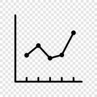 line graph, line graph data, line chart tool, line chart software icon svg