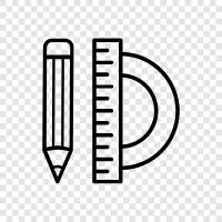 lineal pencil, graphite pencil, pencil artist, pencil drawing icon svg