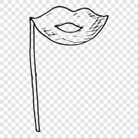 lips, lips... Chapped, cracked, dry icon svg