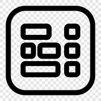 list of items, list of items in, list on the sheet icon svg