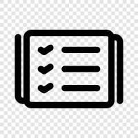 list of items, List icon svg