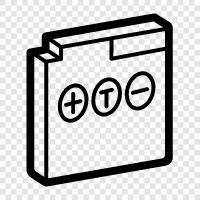 lithium ion battery, lithium polymer battery, lithium battery icon svg