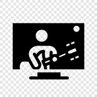 LiveWebcast, Streaming, Online, Webcast symbol