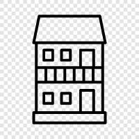 living, house, property, rental icon svg