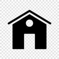 living, accommodation, single, rooms icon svg