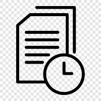 Loading Documents icon svg