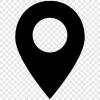 location, map, navigation, tracking icon svg