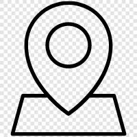 location, location! City, town, neighborhood icon svg