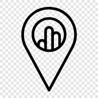 Location History, Location Data, Geolocation, Location Tracking icon svg