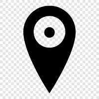 location, location! attractions, bars, restaurants icon svg