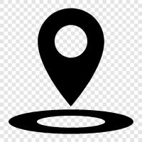 location, place of residence, place of work, place icon svg