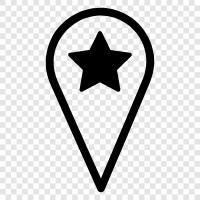 location, location! Nearby attractions -Shopping icon svg
