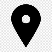 location, location. City, town, village icon svg