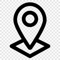 Location, Location Places to visit, things to do, landmarks icon svg