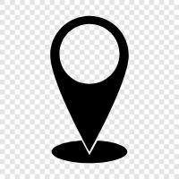 location, points of interest, tourist info, transportation icon svg