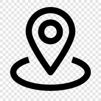 location, directions, world, globe icon svg