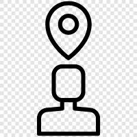 Location of People, Population Distribution, Population Density, People Location icon svg