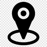 Location tracking, Geolocation, GPS, Location mark icon svg