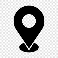 Location, Location area, community, city icon svg