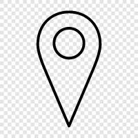 Location, Location Accommodation, bed and breakfast icon svg