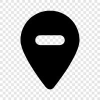 location, location! Real estate, home, house icon svg
