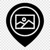 location, location. icon svg