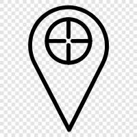 location, navigation, tracking, geotagging icon svg