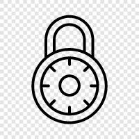 lock, security, key, door icon svg