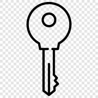 lock, keys, security, door icon svg