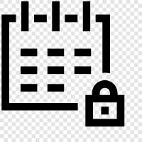 Lock Calendar 2017, Lock Calendar App, Lock Calendar Desktop, Lock Calendar Android icon svg