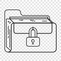 lock file, password, secure, security icon svg