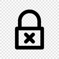 lock, security, key, lockbox icon svg