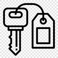 Lock Key, Door Key, Lock, Security icon svg