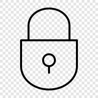 lock, security, door, storage icon svg