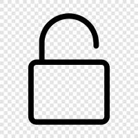 lock, security, key, lockbox icon svg