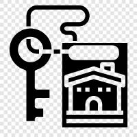 Lock, Door key, door, Key icon svg