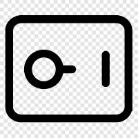 lockbox, safe, security, safekeeping icon svg