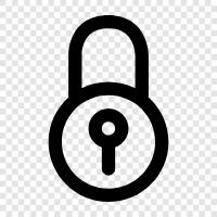 Lockboxes, Security, Safe, Key icon svg