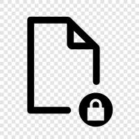 Locked, Security, File, Password icon svg