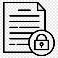 Kilitli Belge, Document Password, Document Password to Document, Document Locked ikon svg