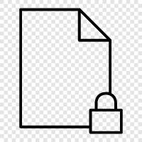 locked file, file locked computer, file locked icon svg