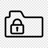 Locked Folder Contents, Locked Folder Password, Locked Folder icon svg