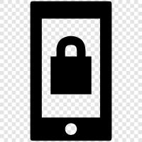 Locked Phone, Locked Device, Phone Locked, Device Locked icon svg