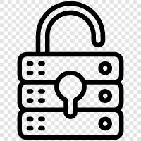 locked server icon svg