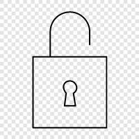 locking, security, key, keychain icon svg